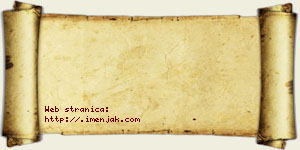 Jasmina Rajak vizit kartica